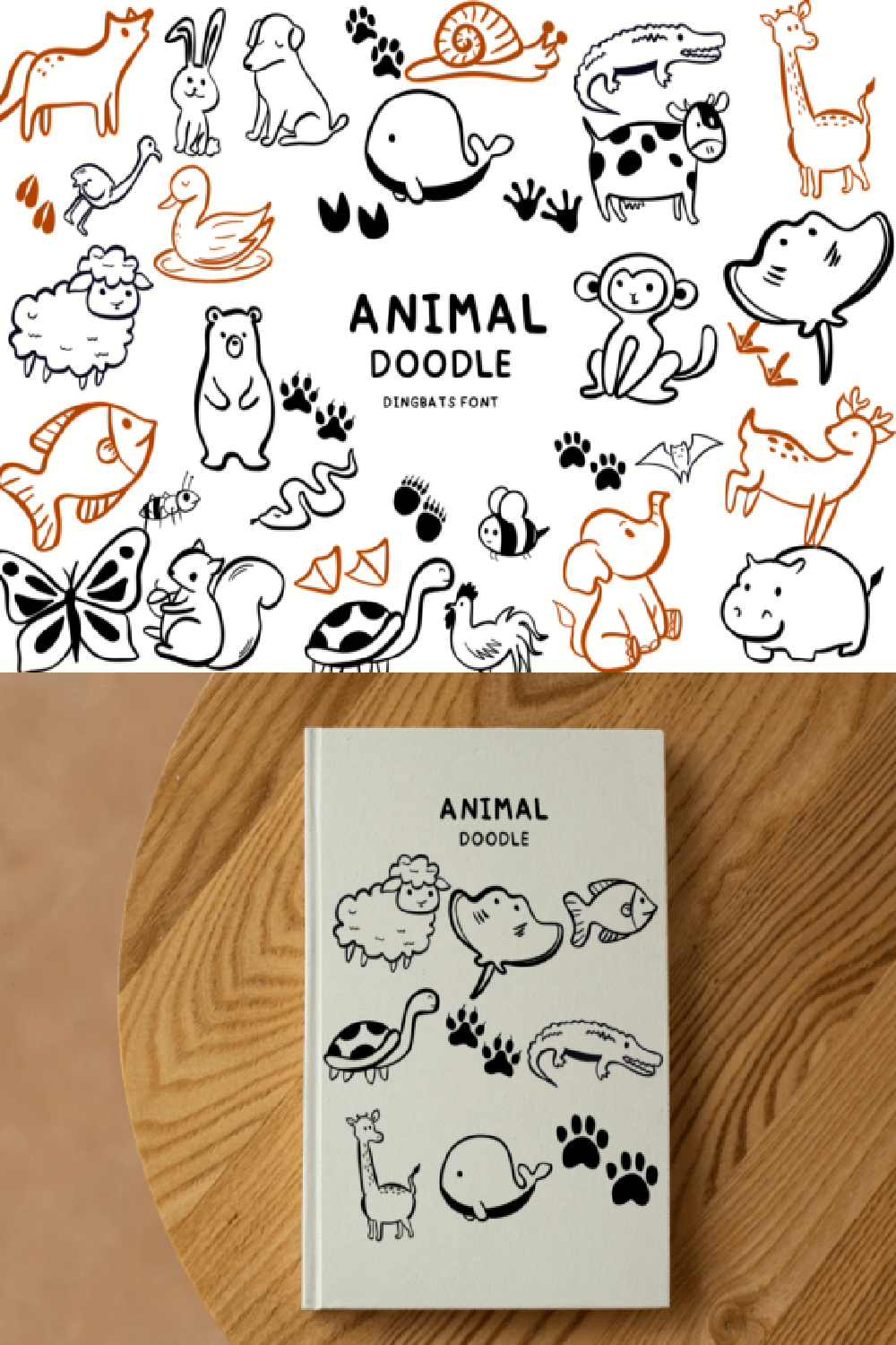 Animal Doodle Font