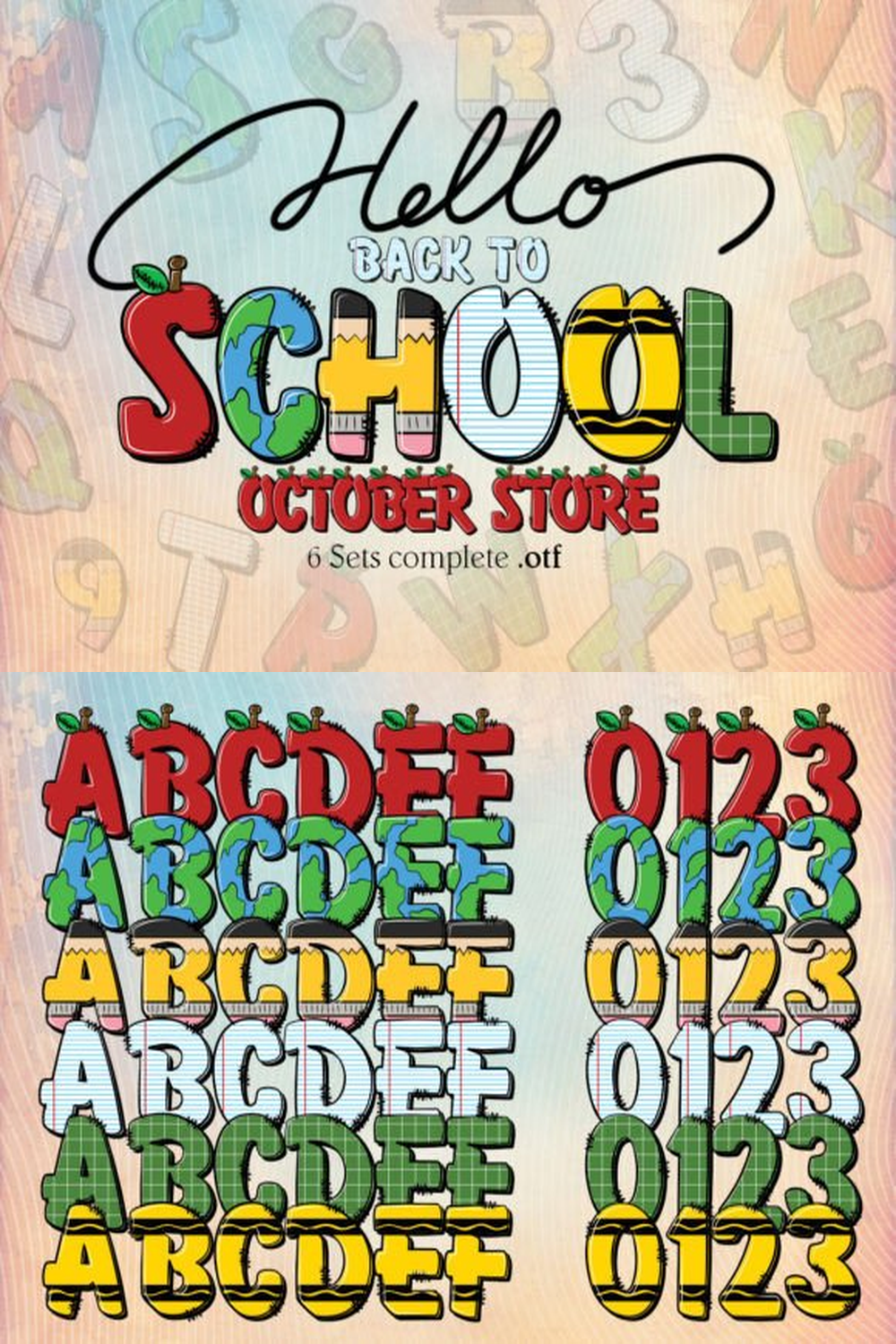 Back To School Font