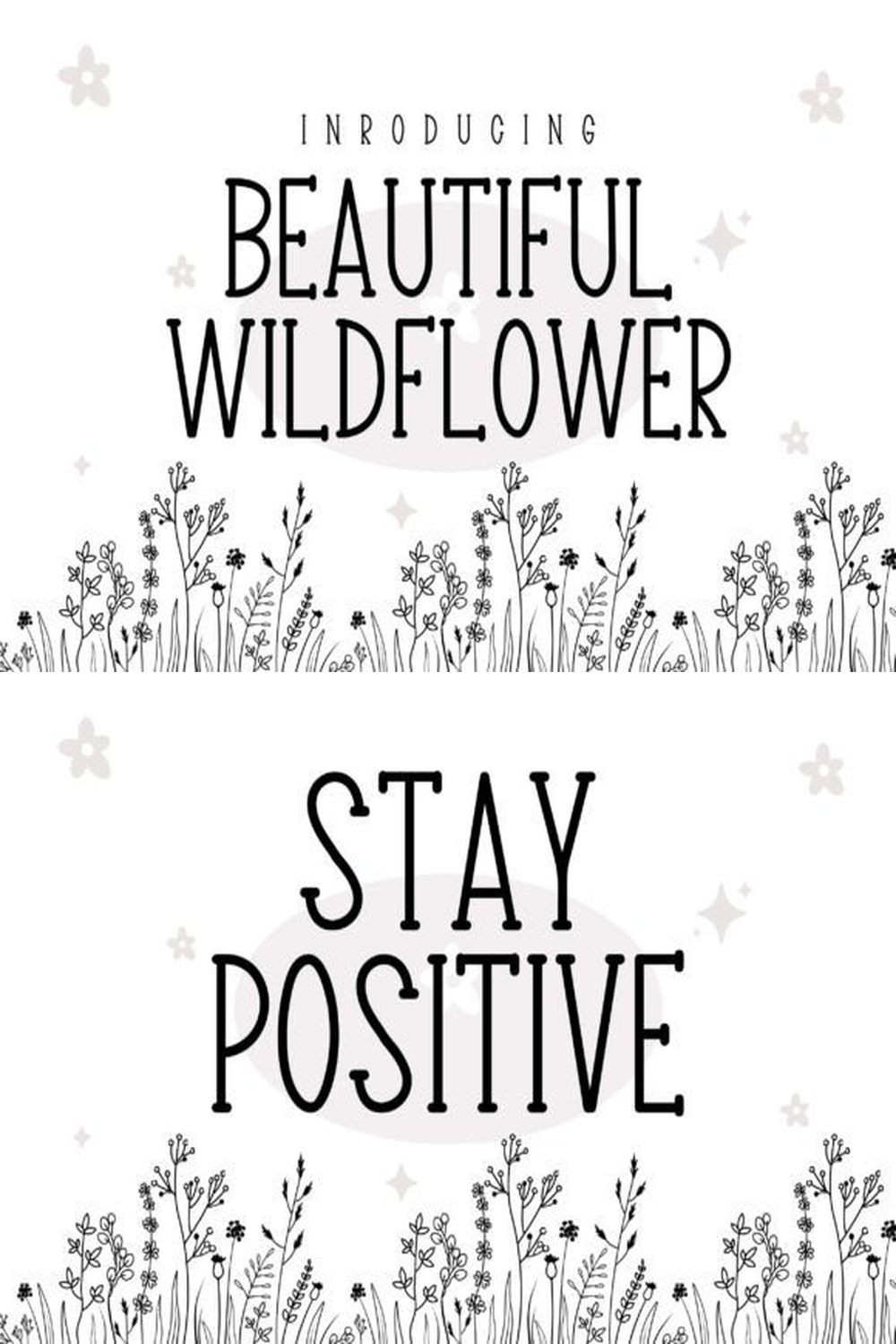 Beautiful Wildflower Font