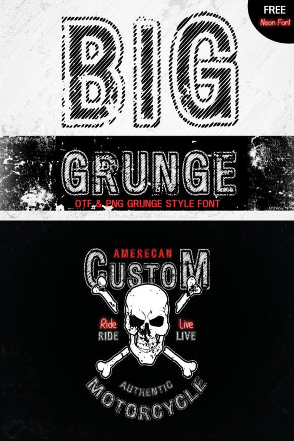 Big Grunge Font