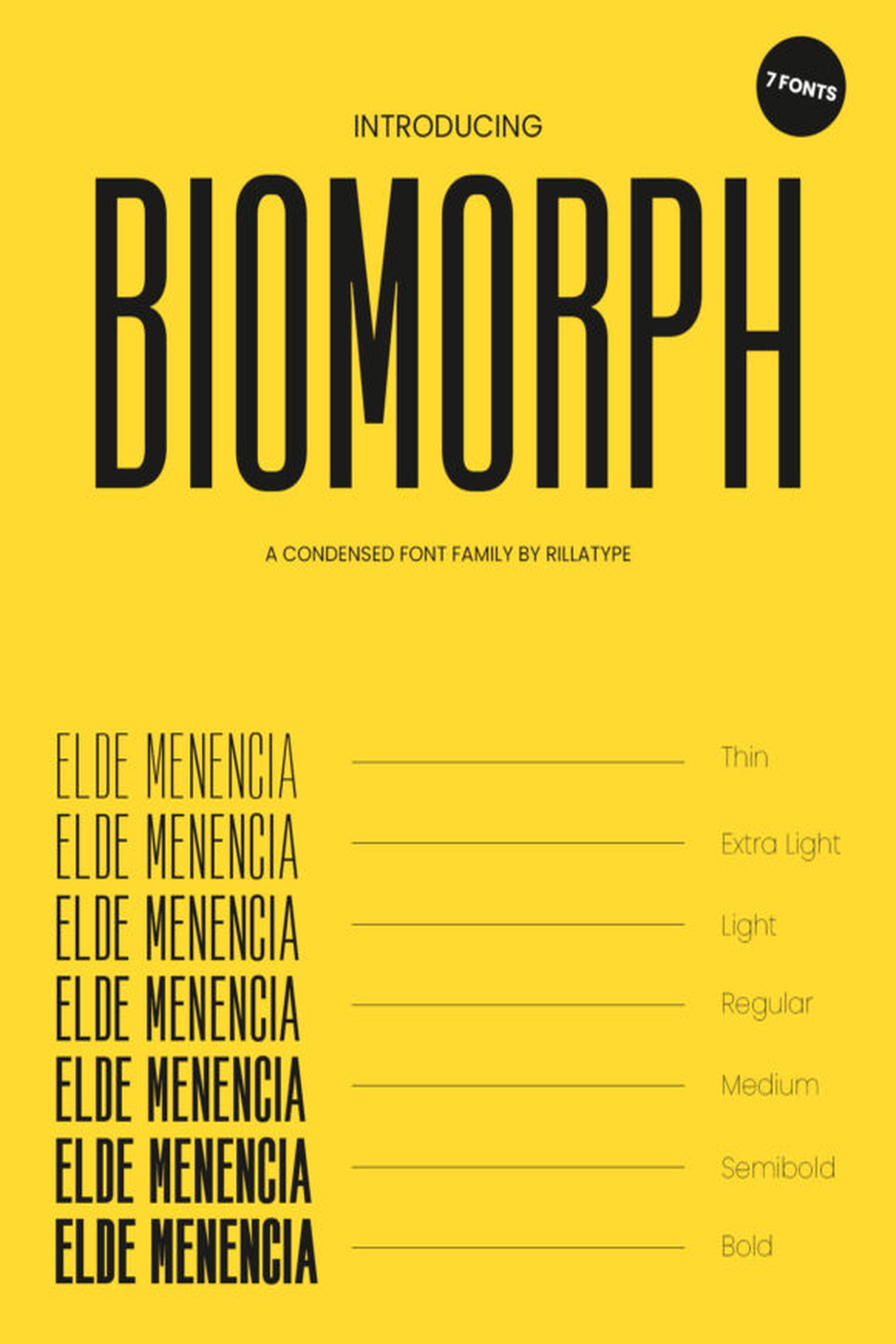 Biomorph Font