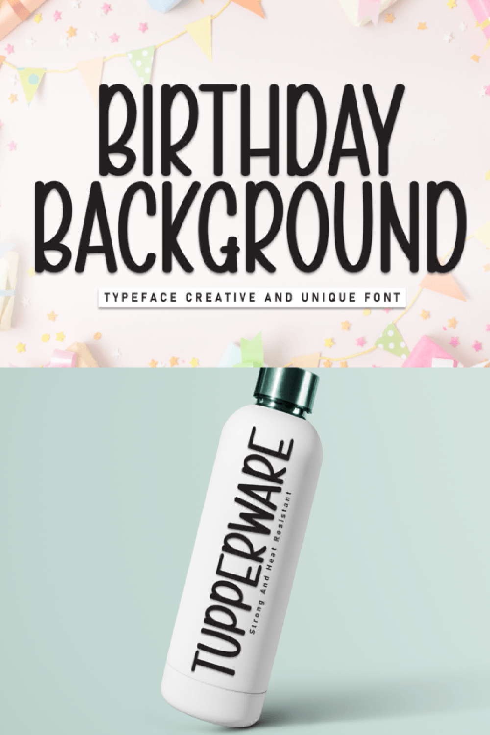 Birthday Background Font
