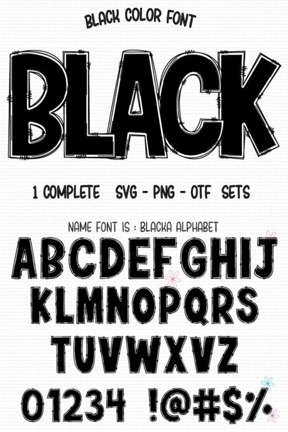 Black Font