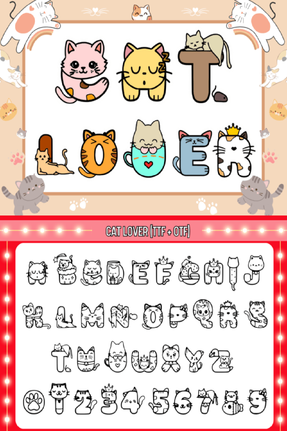 Cat Lover Font