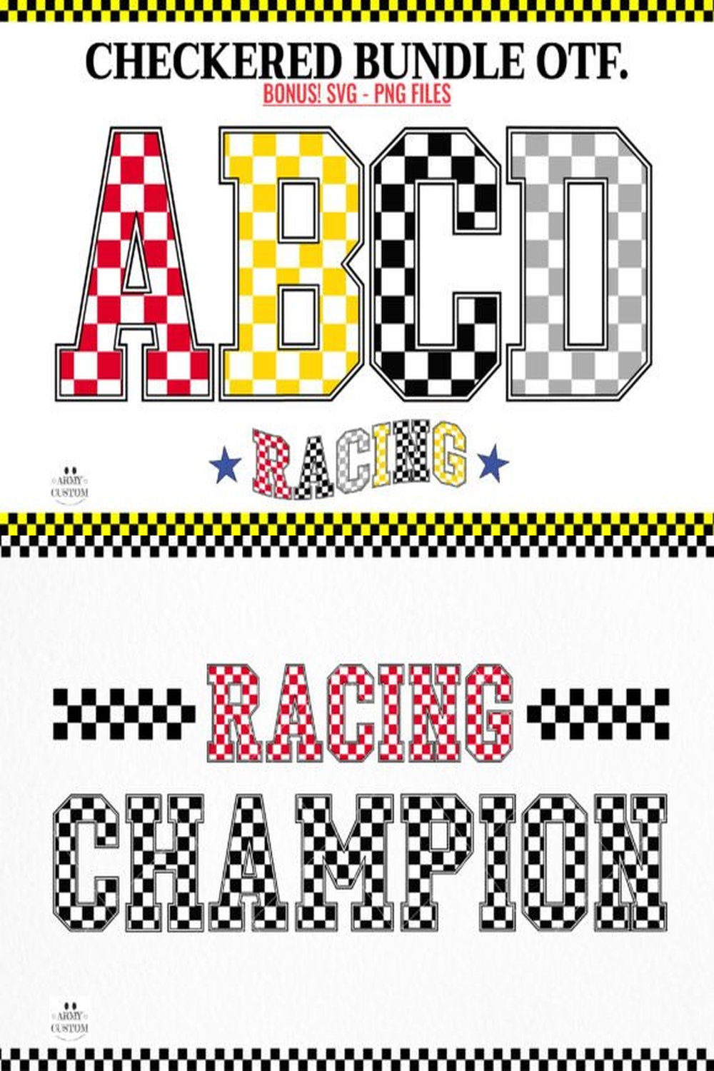 Checkered Font