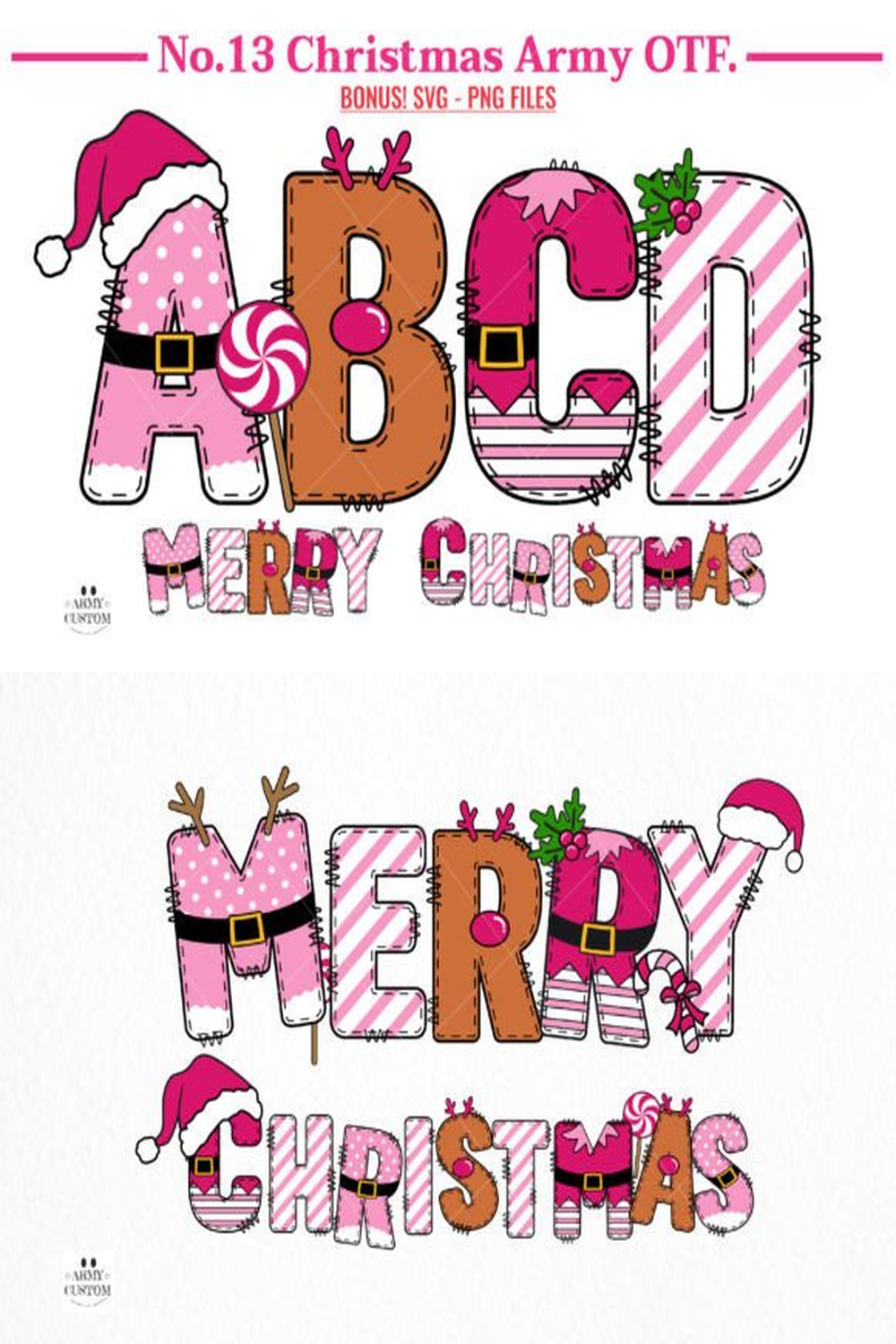 Christmas Army Bundle Font