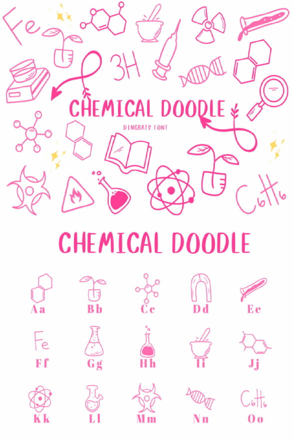 Chemical Doodle Font