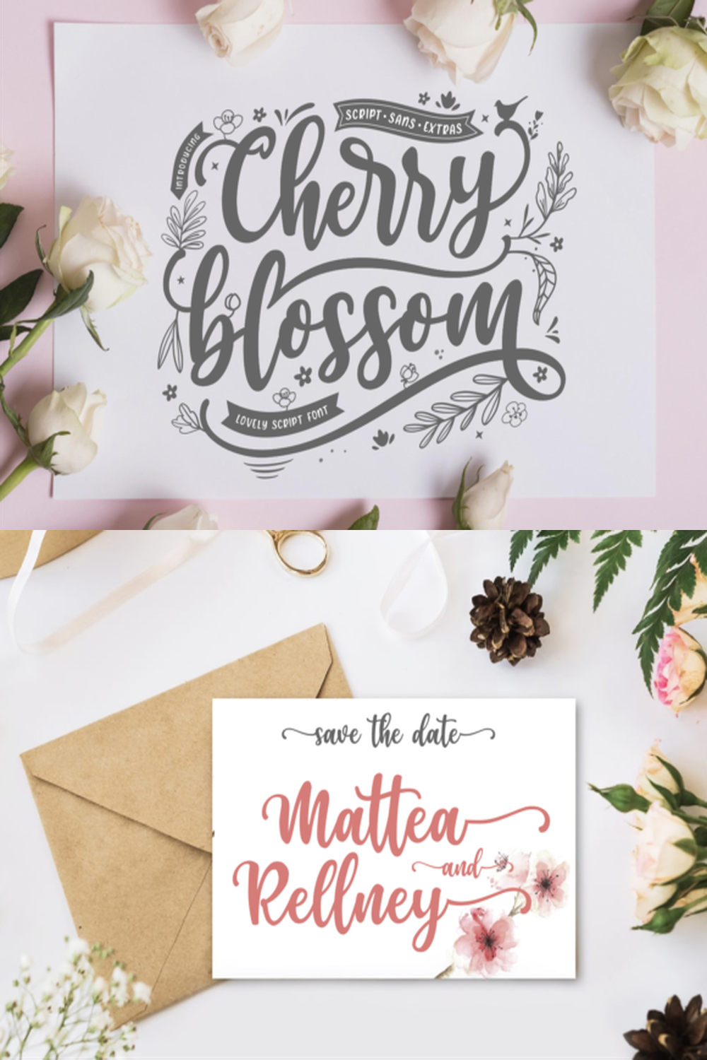 Cherry Blossom Font  Font