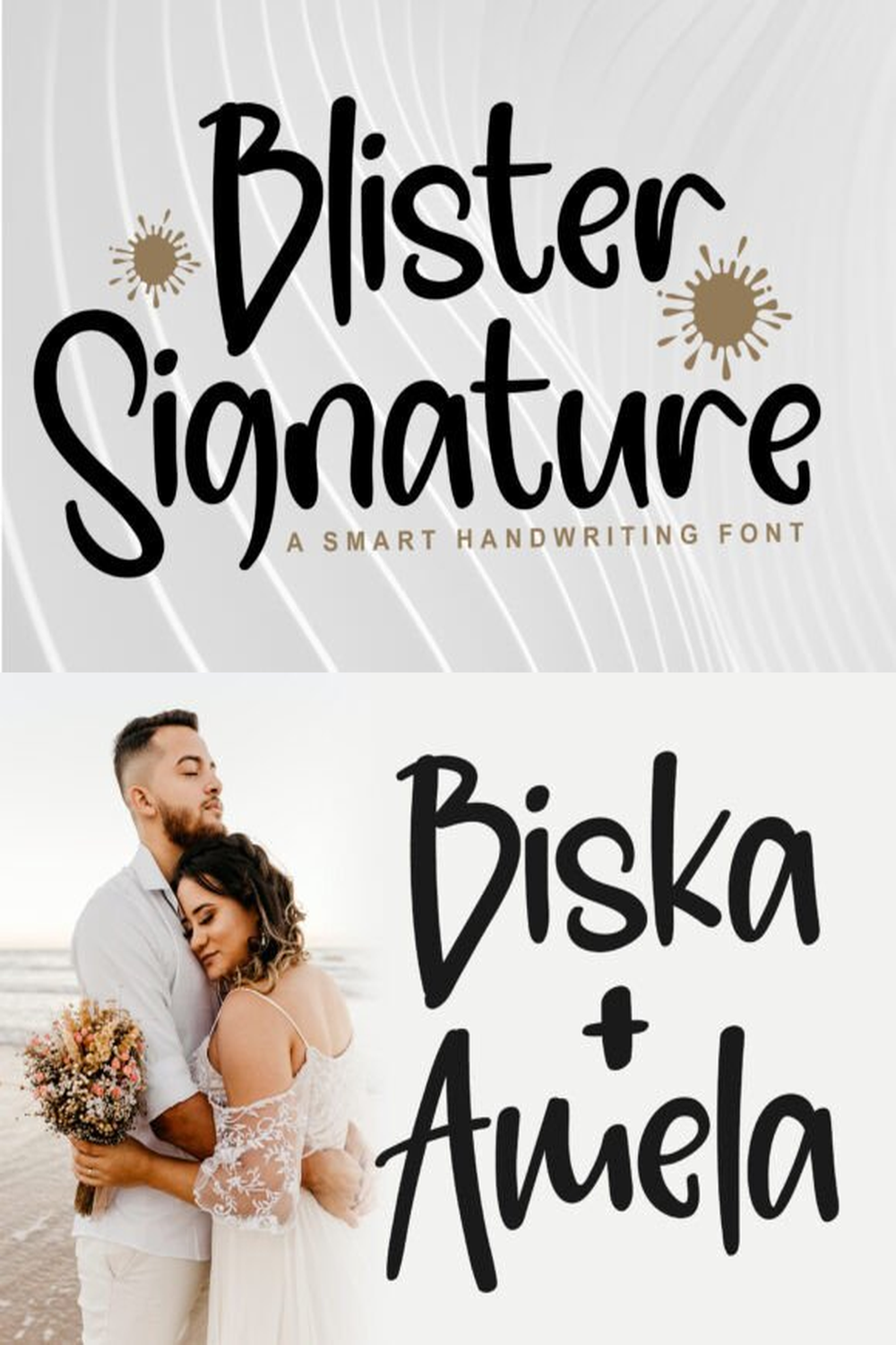 Blister Signature Font