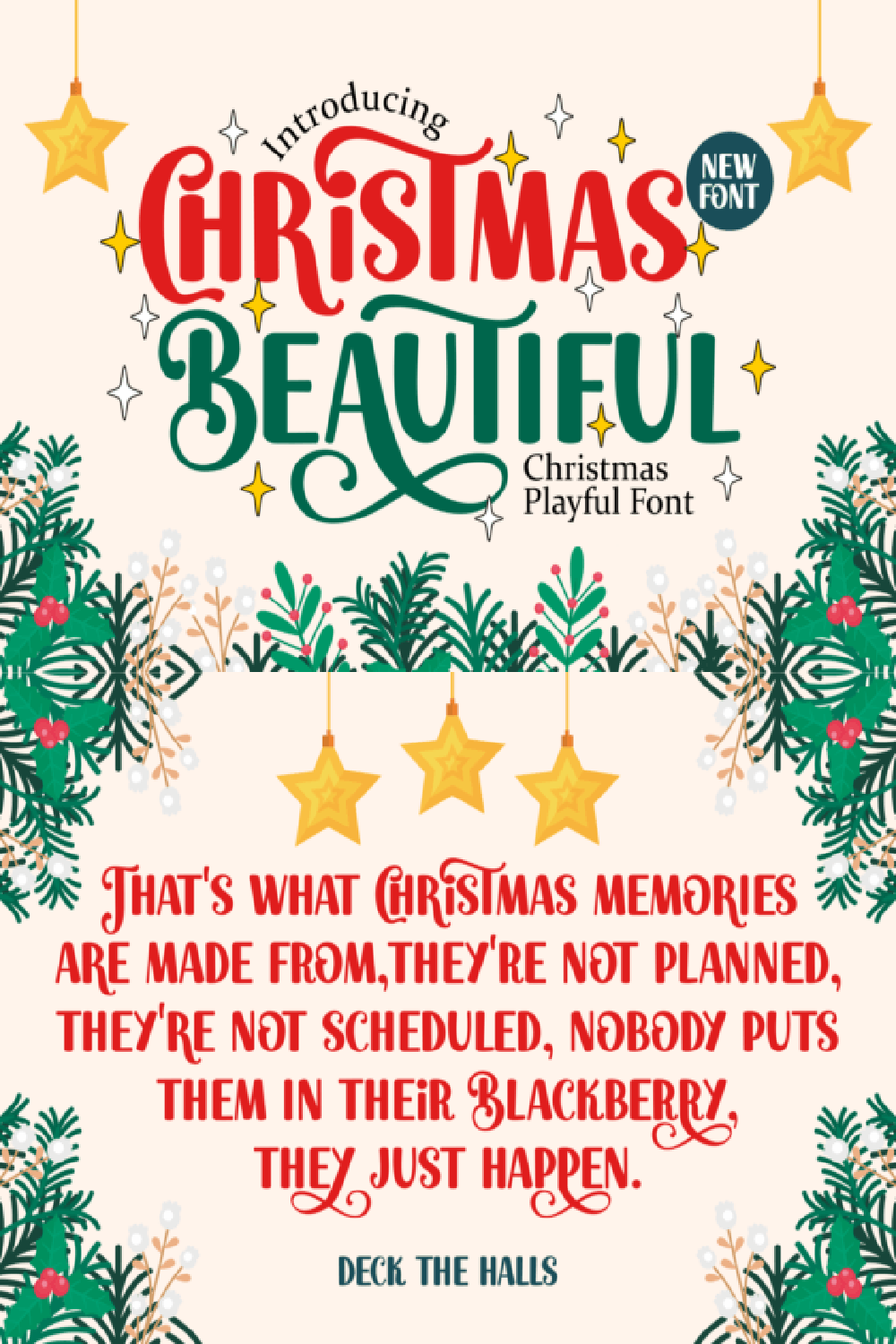 Christmas Beautiful Font