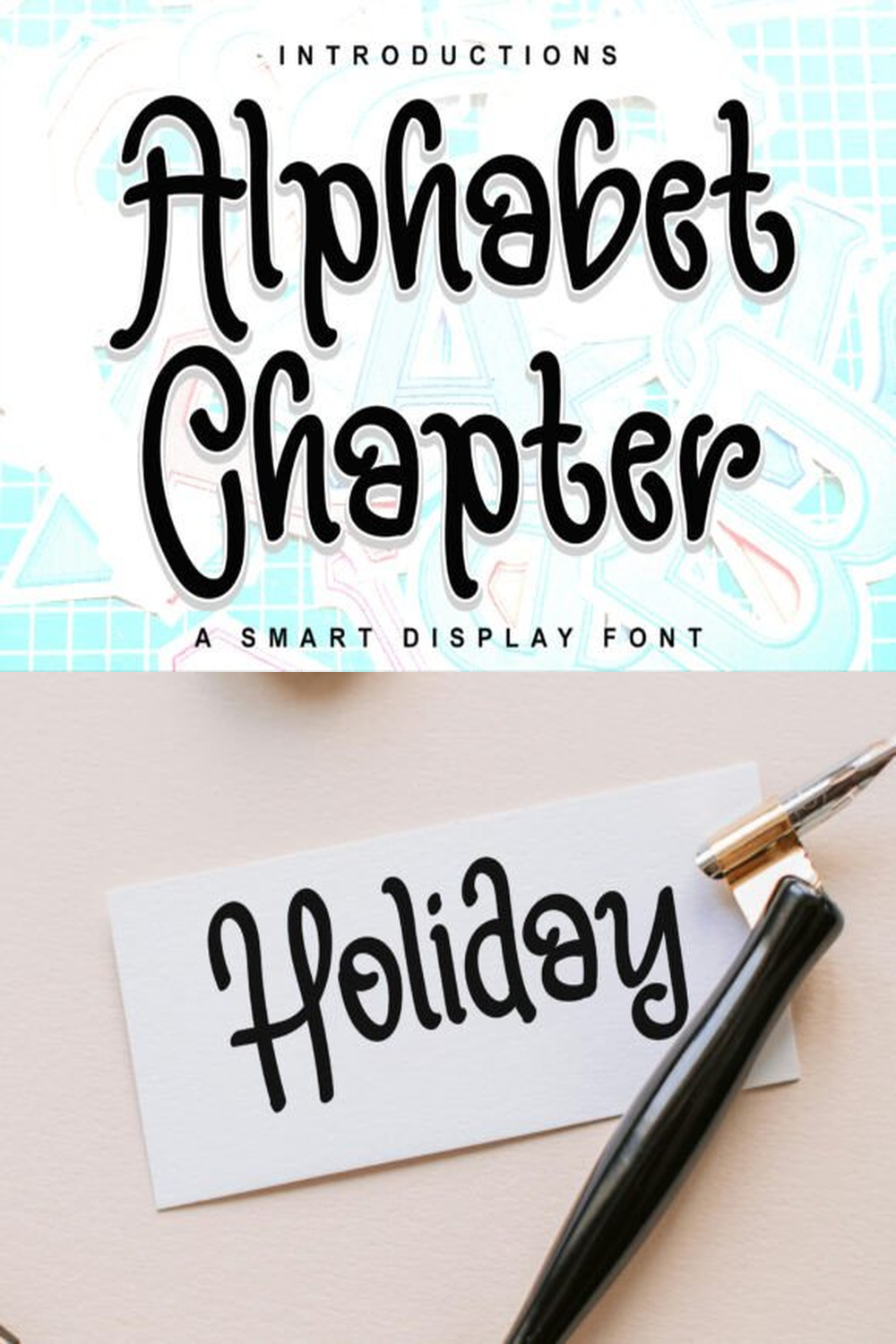 Alphabet Chapter Font