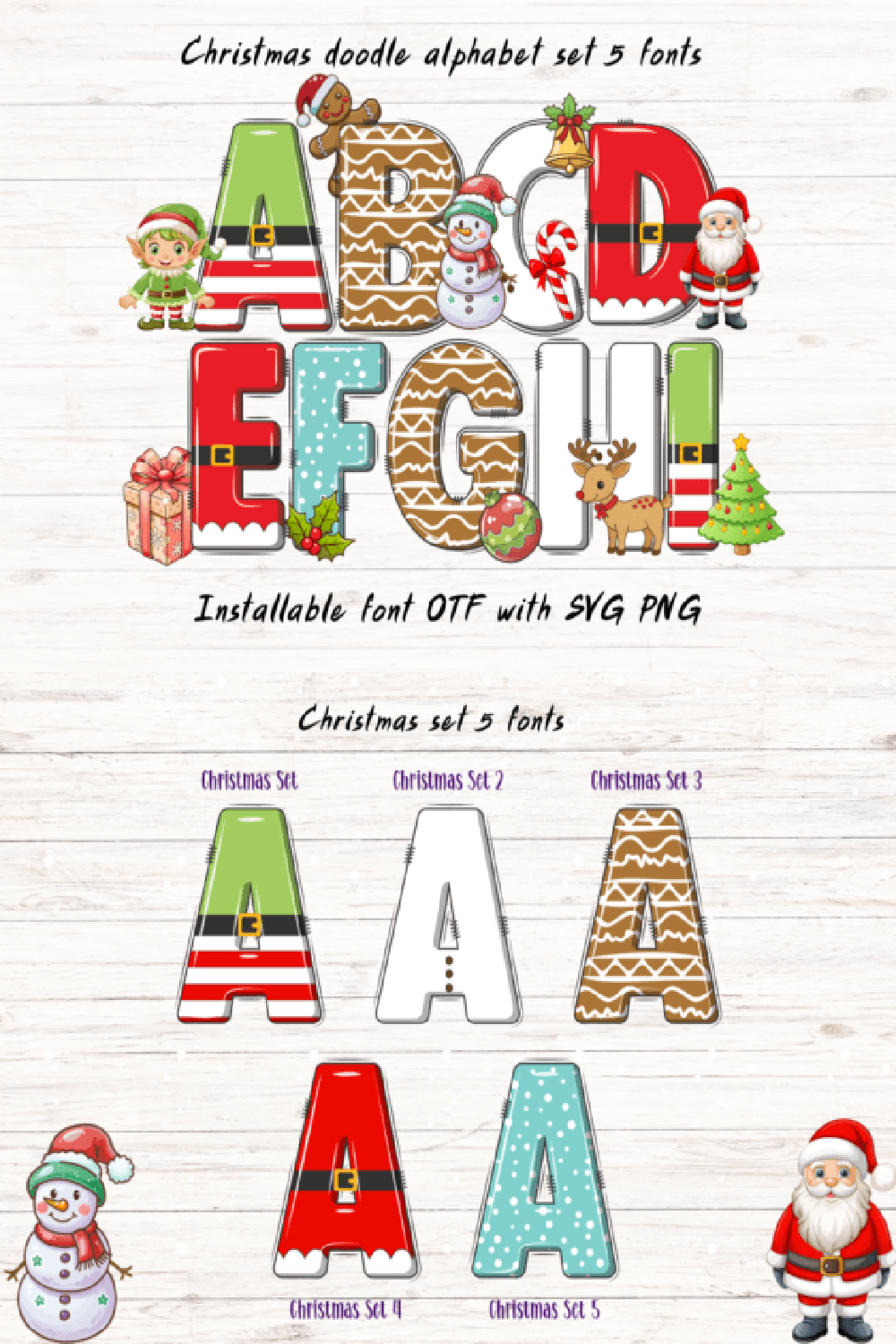 Christmas Set Font