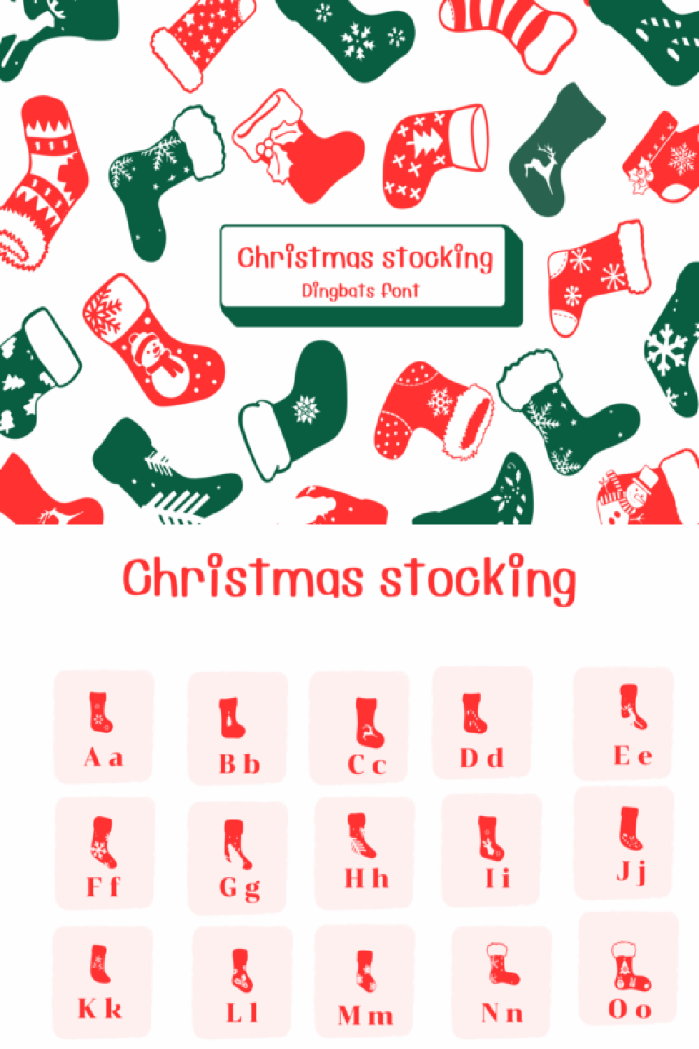 Christmas Stocking Font